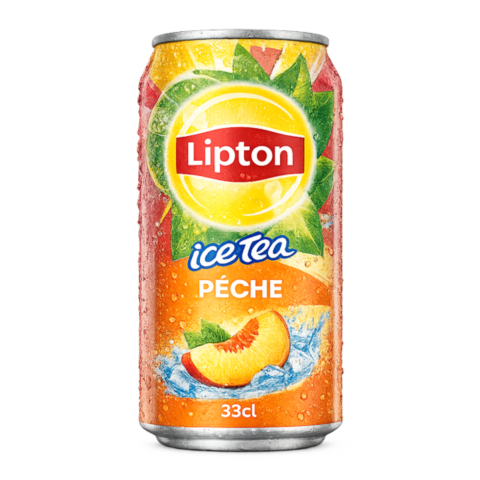 Canette Lipton Ice Tea Pêche 33 cl thé glacé livraison Lutterbach Pfastatt Richwiller