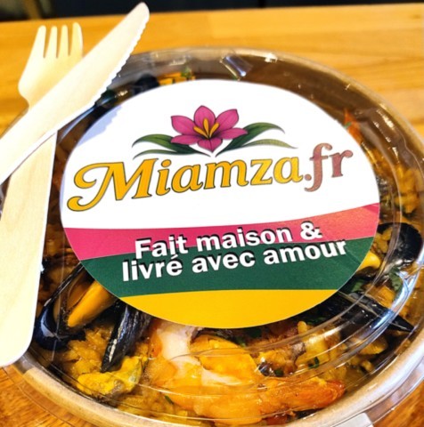 Paella maison aux gambas, moules et poulet à Lutterbach – livraison Pfastatt et Richwiller