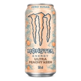 Canette Monster Ultra Peachy Keen boisson énergisante sans sucre goût pêche