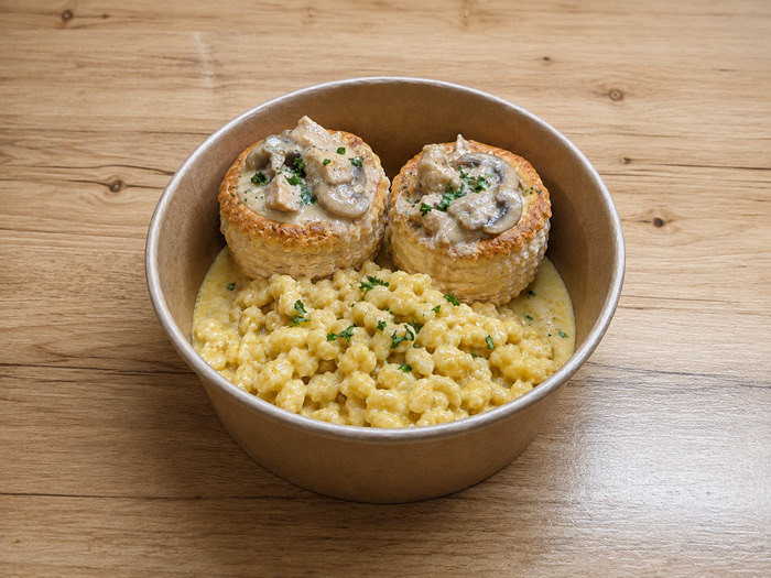 Bouchée à la reine au veau et aux champignons, Spätzle maison – Image 2